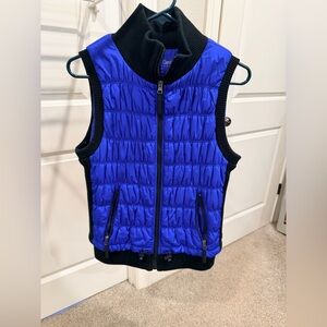 Calvin Klein Blue and Black Puffer Vest